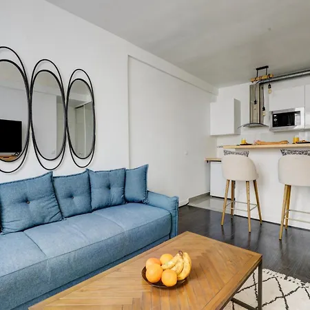 Bnbnook - Bright 1br Near Arc De Triomphe Lägenhet *